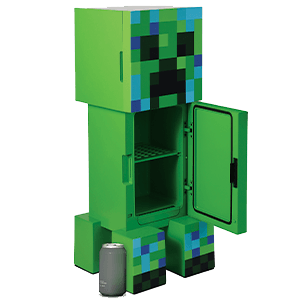 Nevera con luz ambiental Creeper Minecraft de 8L