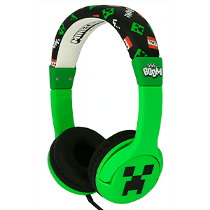 Auriculares intantiles Minecraft creeper