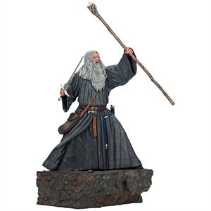 Figura de El Señor de los anillos GANDALF EN MORIA de 18cm