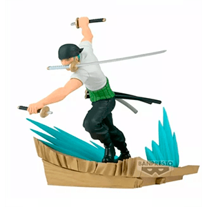 Figura Banpresto One Piece Roronoa Zoro Senkozekkei de 11 cm