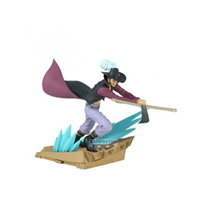 Figura Banpresto One Piece Dracule Mihawk Senkozekkei de 12 cm