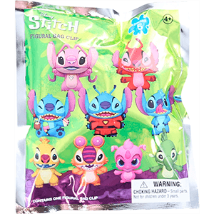 Colgante 3D Disney Stitch para mochilas y bolsos (surtido)