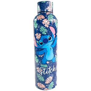 Botella termo de acero inoxidable antivuelco STITCH OHANA de 515 ml