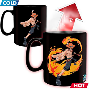 Taza Termosensible Wanted One Piece de 460ml