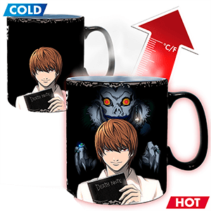 Taza termosensible Dath Note Kira y L de 460ml