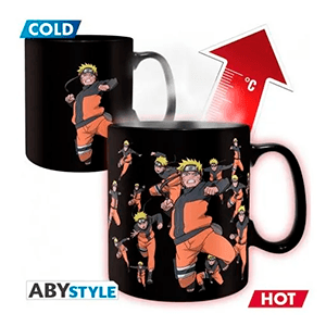 Taza Termosensible Naruto Multicloning de 460 ml