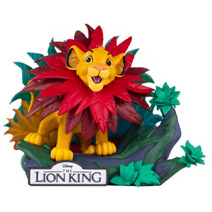 Figura Disney El Rey Leon Simba de 10cm