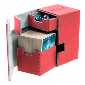 Caja Archivador Ultimated Guard Flip´n´Tray Deck Case 100+ Estándar Rojo (REACONDICIONADO)