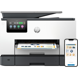 HP OfficeJet Pro Impresora multifunción 9130b, Color, Impresora para Pequeñas y medianas empresas, Imprima, copie, escanee y en