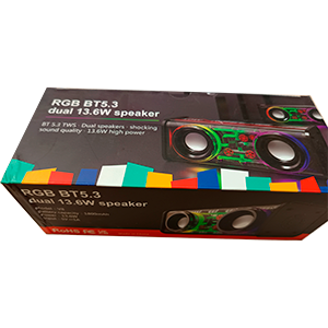 Altavoz Bluetooth Stima V8 RGB 13,6w