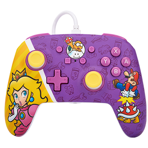 Controller con Cable PowerA Princess Peach -Licencia oficial- para Nintendo Switch en GAME.es