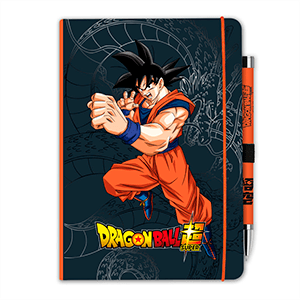 Cuaderno premium A5 con boligrafo proyector Dragon Ball Super Goku