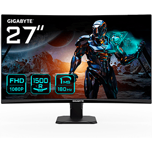 GIGABYTE GS27FC 27´´ - VA - Full HD - 180Hz - Curvo - Monitor Gaming