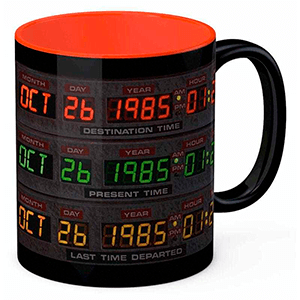 Taza Regreso al futuro Panel de control Delorean de 320 ml