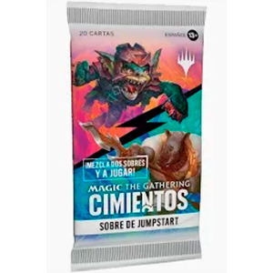 Sobre de cartas Magic The Gathering Cimientos Jumpstart Booster (castellano)