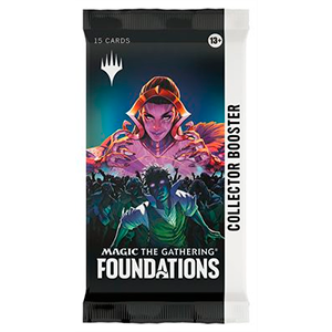 Sobre de cartas Magic The Gathering Foundations Collector Booster (inglés)