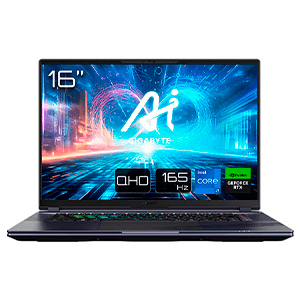 Gigabyte AORUS 16X 9SG-43ESC64SH i7-13650HX - RTX 4070 - 32GB - 1TB SSD - 16´´ - W11 - Ordenador Portatil Gaming