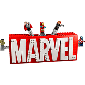 LEGO Super Heroes Marvel Logotipo MARVEL y Minifiguras 76313