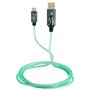 Cable Luminoso 1.2m USB A - USB C Licencia Harry Potter