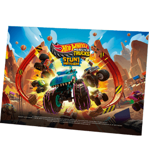 Hot Wheels Monster Trucks: Stunt Mayhem - Lámina Exclusivo GAME