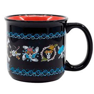 Taza One Piece Logos tripulacion de 400 ml