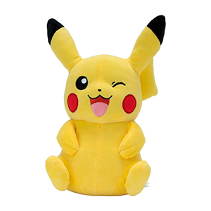 Peluche Pokémon Pikachu guiñando un ojo de 30 cm