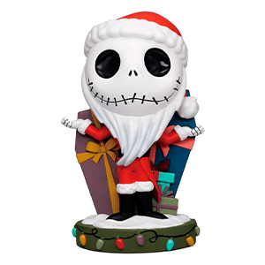 Hucha Figura Pesadilla antes de Navidad Jack vestido de Santa 20 cm