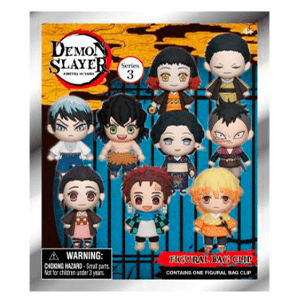 Colgante 3D Demon Slayer Series 3 para Mochilas y bolsos (surtido)