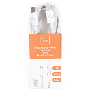 Cable trenzado USB-C-USB C 1.5 m. BIOND para Electronica en GAME.es