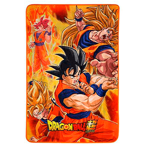 Manta Polar Dragon Ball Super Battle of Gods Goku de 100 x 150 cm