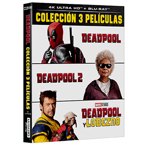 Deadpool 1+2+3 4K + BD - Pack 3 Peliculas