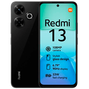 Xiaomi Redmi 13 6,79" 6GB+128GB 108+2Mpx Negro