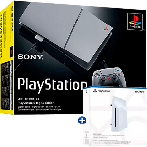 PlayStation 5 Modelo Digital 30th Anniversary Limited Ed + Unidad De Disco Externo