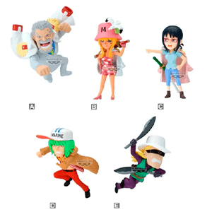 Figura One Piece World Collectable Figure  Hachinosu 02 de 7 cm (surtido)