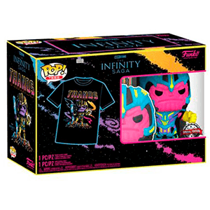 Pack Camiseta y Figura Pop Marvel: Thanos Talla L
