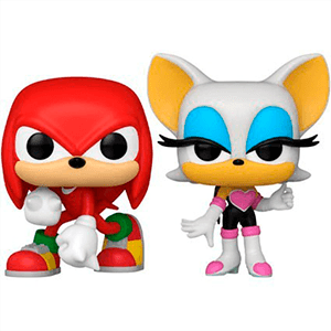 Pack de 2 Figuras Pop Sonic: Knuckles y Rouge