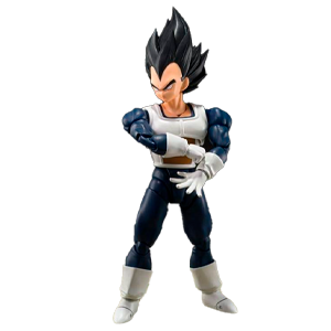 Figura Dragon Ball Z Vegeta Old Battle Clothes de 14 cm