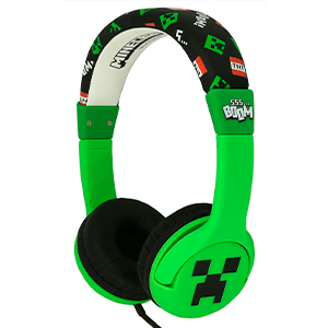 Auriculares infantiles Minecraft creeper