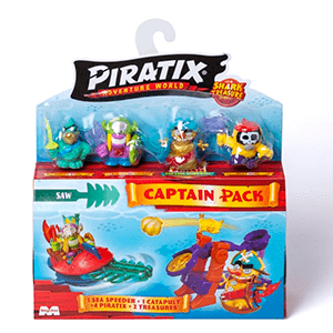 Piratix Shark Treasure - Captain Pack (Surtido)