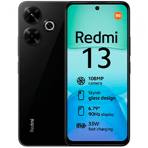 Xiaomi Redmi 13 6,79" 8GB+256GB 108+2Mpx Negro