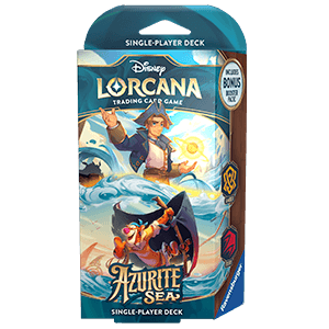 Disney Lorcana: Azurita Sea Starter Deck A - Amber and Ruby (inglés)