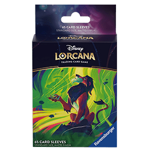 Disney Lorcana: Azurita Sea Starter Card Sleeves A - Scar Vengeful Lion