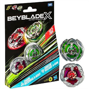 Pack de dos peonzas Beyblade X (surtido)