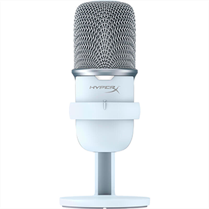 HyperX SoloCast White PC - PS5 - PS4 - Mac - Microfono Gaming
