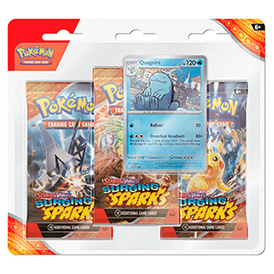 Pack de 3 sobres de cartas Pokemon Scarlet & Violet: Surging Sparks (inglés)