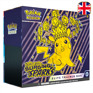 Caja Entrenador Élite Pokemon Scarlet & Violet: Surging Sparks (inglés)