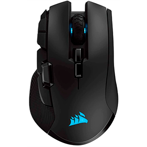 CORSAIR IronClaw RGB Wireless 18000 DPI Diestro - Ratón Gaming