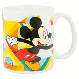 Taza Ceramica Mickey 325 Ml Color Flow