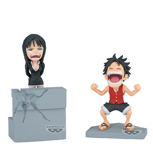 Figuras One Piece Log Stories Luffy & Nico Robin de 10 cm Figuras One Piece Log Stories Luffy & Nico Robin de 10 cm