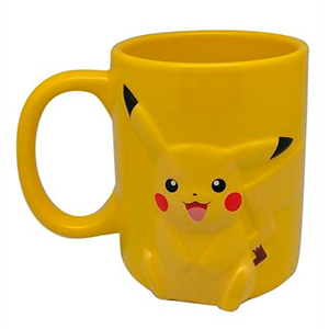 Taza 3D Pokemon Pikachu en relieve de 325 ml